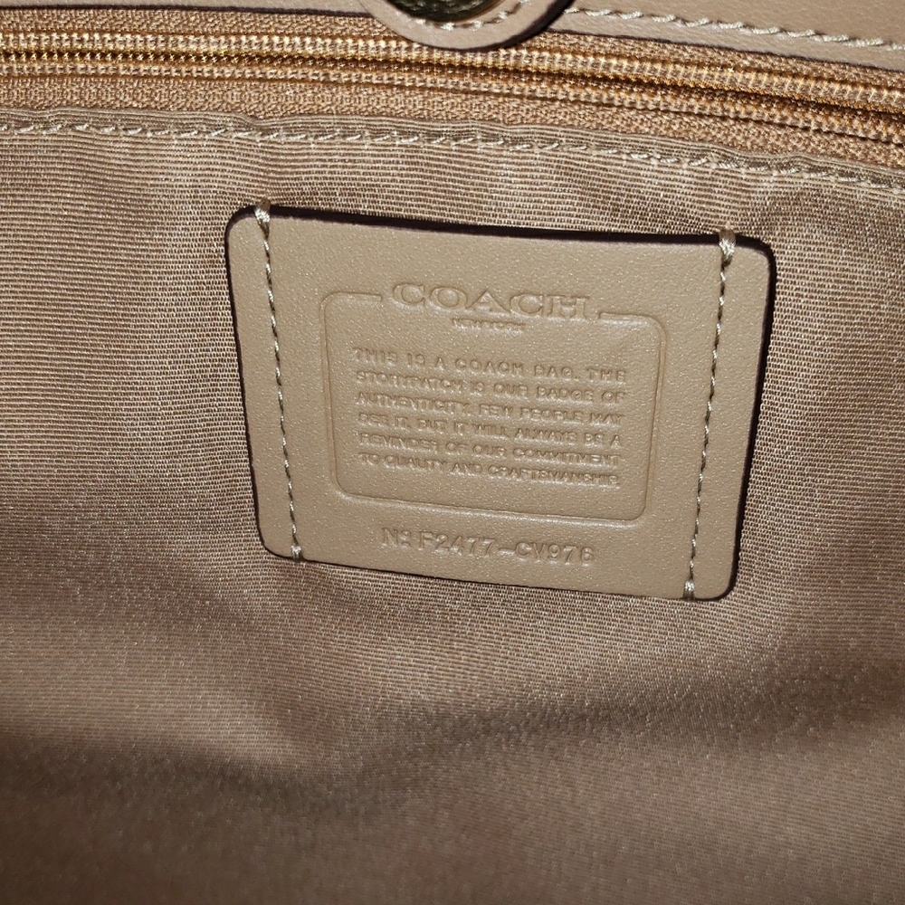 Coach 2pc Monogram Tote - Picture 7 of 15